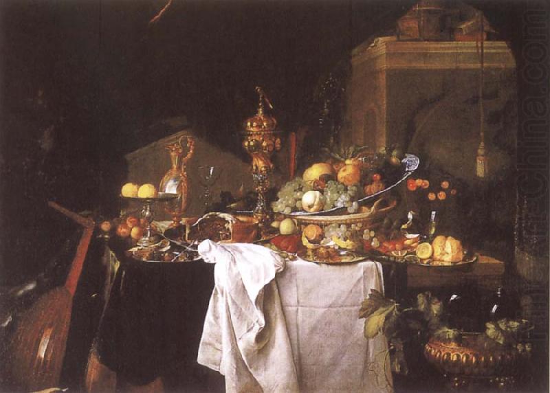 Still-life with Dessert, Jan Davidz de Heem